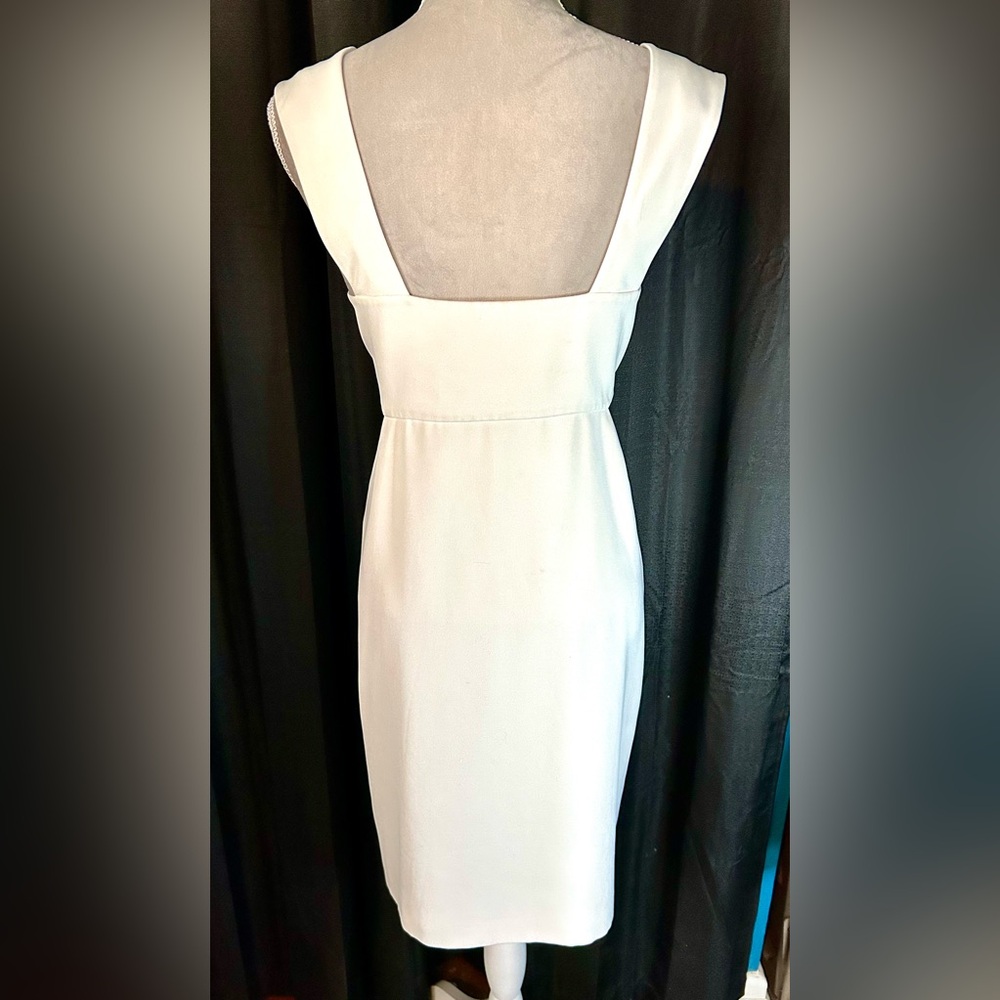 T by Alexander Wang White Sleeveless Cutout Dress, Size L - Picture 8 of 12